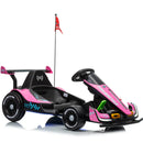 pink electric go kart 