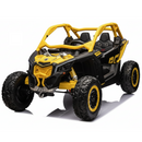 2 seater yellow kids off road buggy 