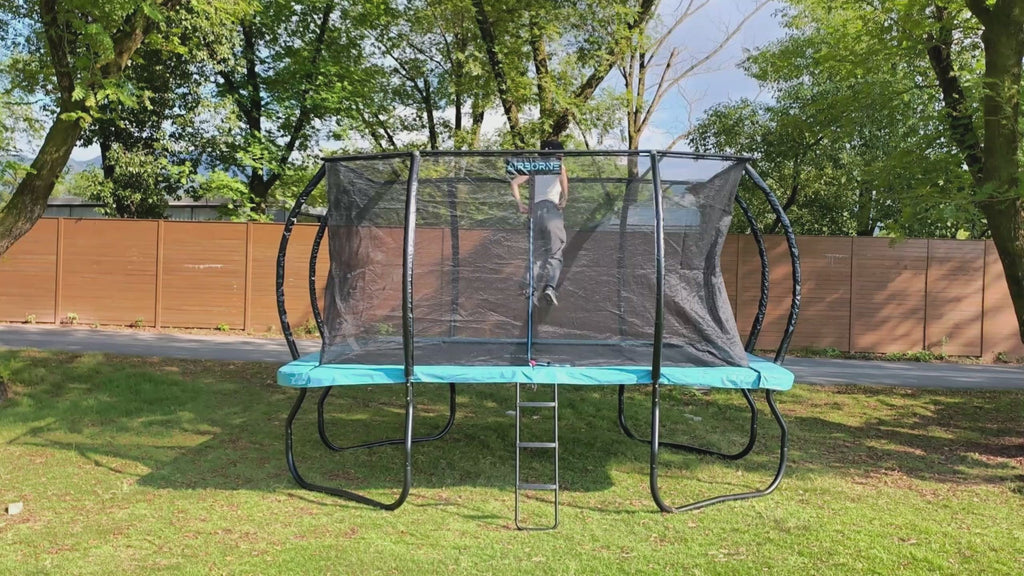 rectangle trampoline 14ft x 10ft 