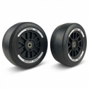 a set of eva foam rear wheels for a pro drifter go kart 