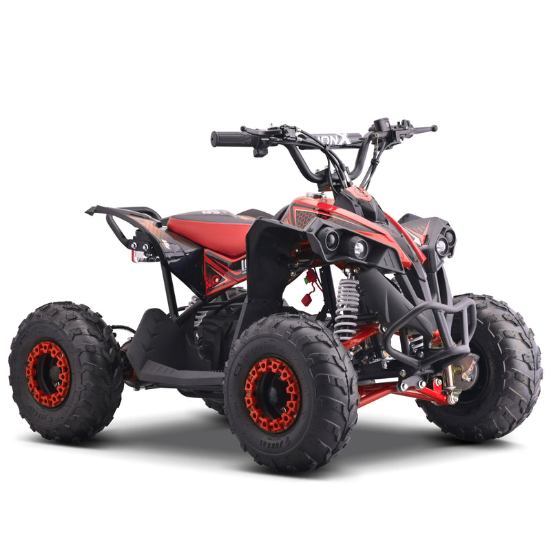 quads for a kid to ride with an electric battery 