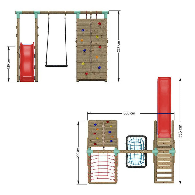 cheap climbing frames for the garden