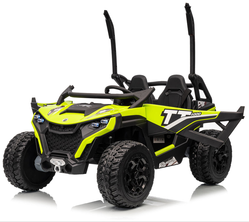 24v ride on dune buggy for 2 kids . includes parent remote control 