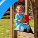 Go Wild Fun Tower With Climbing Wall, Sandpit & 8ft Slide