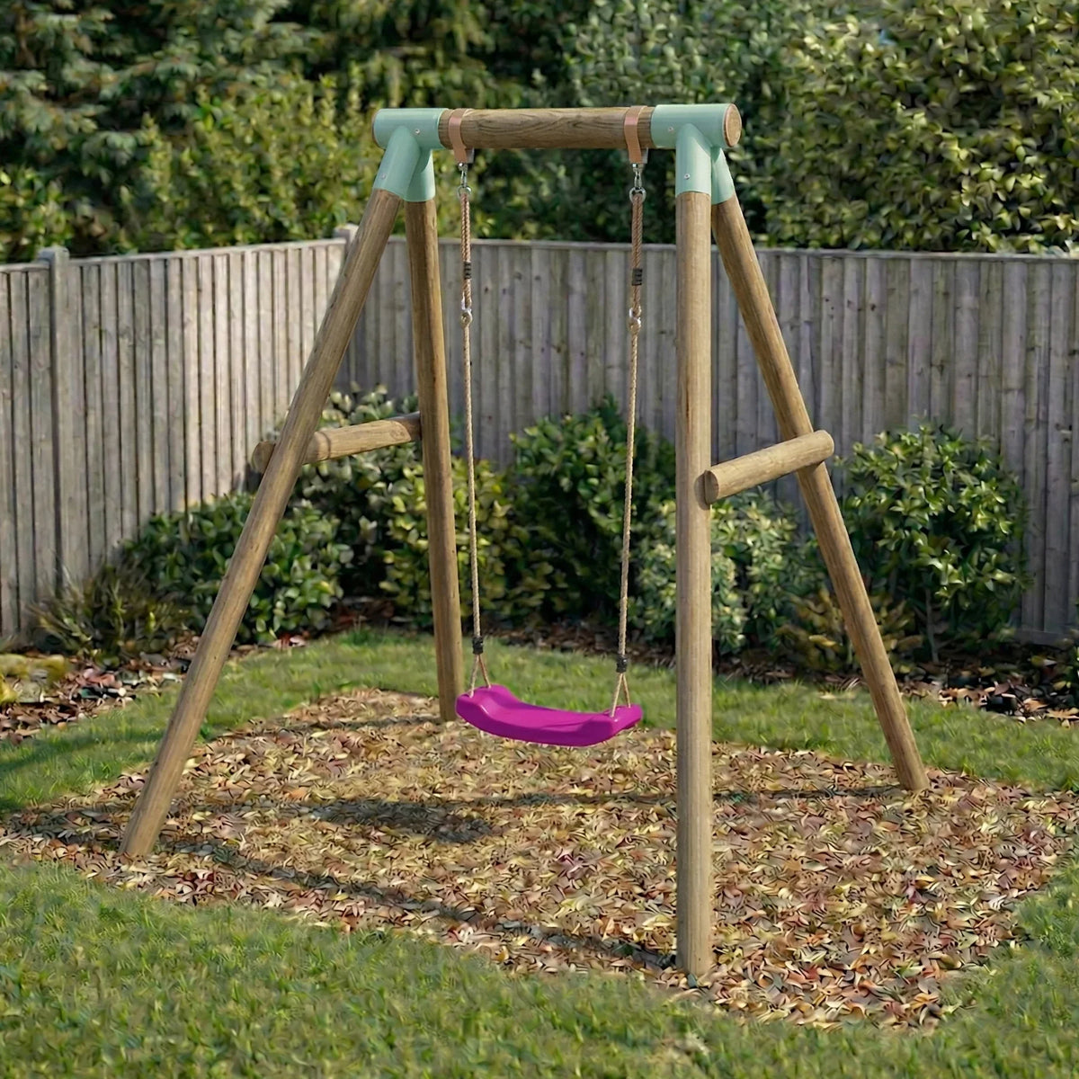 Buy Go Wild Kids Wooden Swing Set | Titan Toys