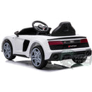 12v Audi R8 Spyder Kids Electric Rid On Car - White - Titan Toys 