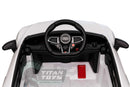 12v Audi R8 Spyder Kids Electric Rid On Car - White - Titan Toys 