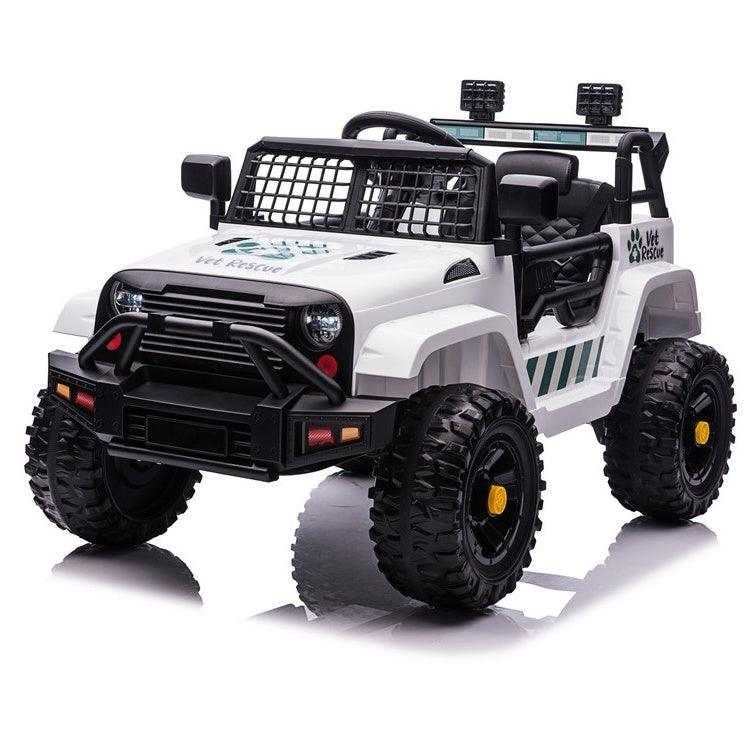 12V Kids Electric Ride On Vet Rescue Jeep Car - Titan Toys 