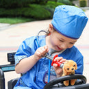 role play ride on car with vet costume 