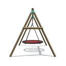 wooden garden swing 