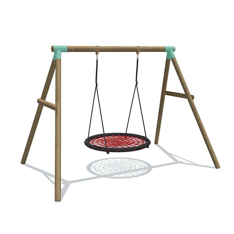 Go Wild 120cm Round Nest Swing Set - Titan Toys 