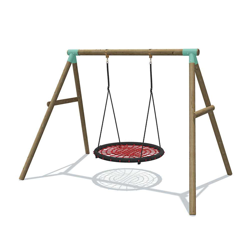 Go Wild 120cm Round Nest Swing Set - Titan Toys 