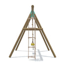 Go Wild 3 in 1 Wooden Swing Set - Titan Toys 