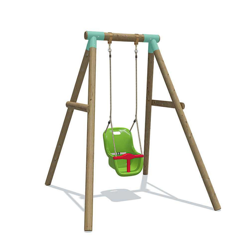 wooden baby swing set for the garden . near me in glagow 