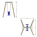 wooden swing sets uk 