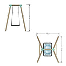 wooden swing sets uk 