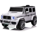 Licensed 12v Mercedes G63 G Wagon Kids Ride On Jeep - White - Titan Toys 