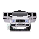 Licensed 12v Mercedes G63 G Wagon Kids Ride On Jeep - White - Titan Toys 