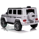 Licensed 12v Mercedes G63 G Wagon Kids Ride On Jeep - White - Titan Toys 